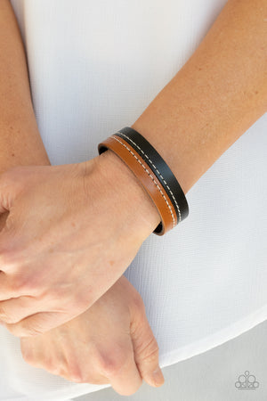 Paparazzi - Simply Safari - Black Bracelet