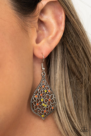 Paparazzi - Full Out Florals - Multi Earrings