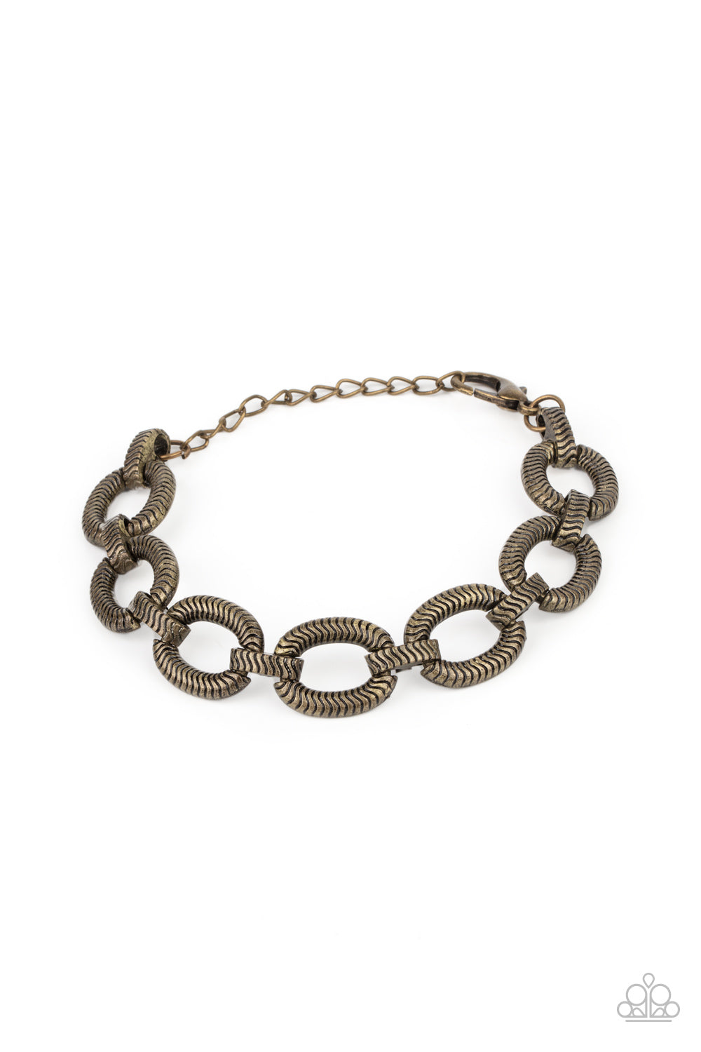 Paparazzi - Industrial Amazon - Brass Bracelet