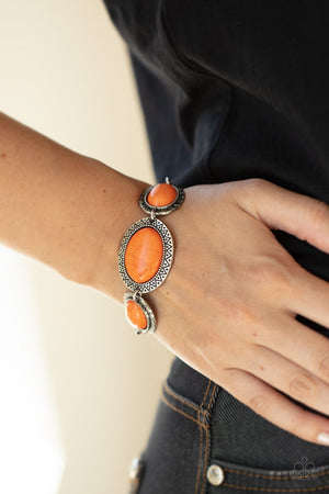 Paparazzi - MESA Time Zone - Orange Bracelet
