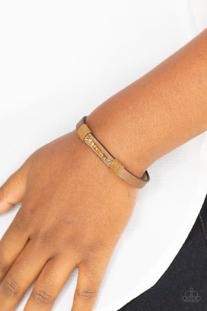 Paparazzi - Worth The Hype - Copper Bracelet