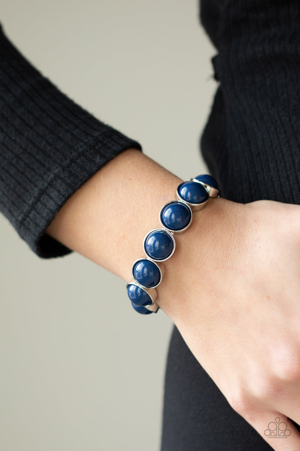 Paparazzi - POP, Drop, and Roll - Blue Bracelet