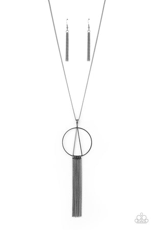Paparazzi - Apparatus Applique - Black Necklace