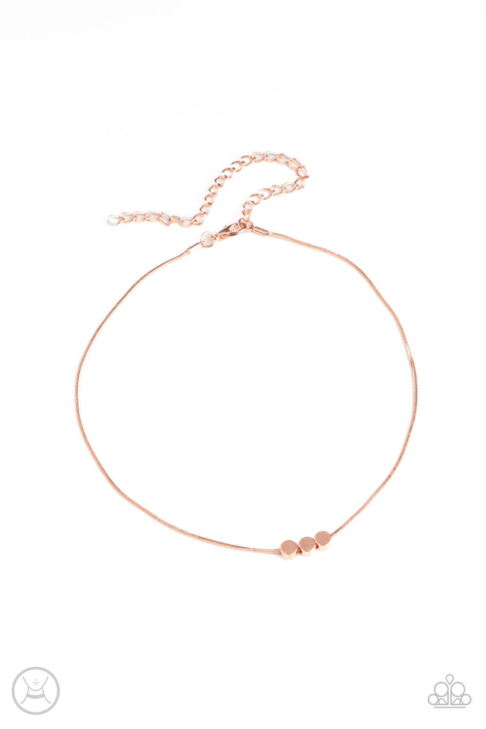 Paparazzi - Dynamically Dainty - Copper Necklace