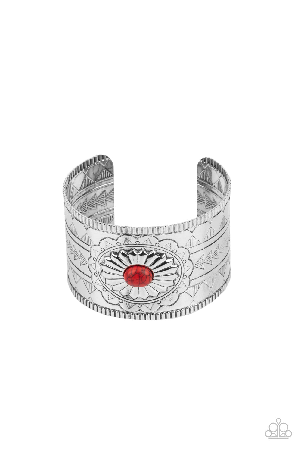 Paparazzi - Aztec Artisan - Red Bracelet