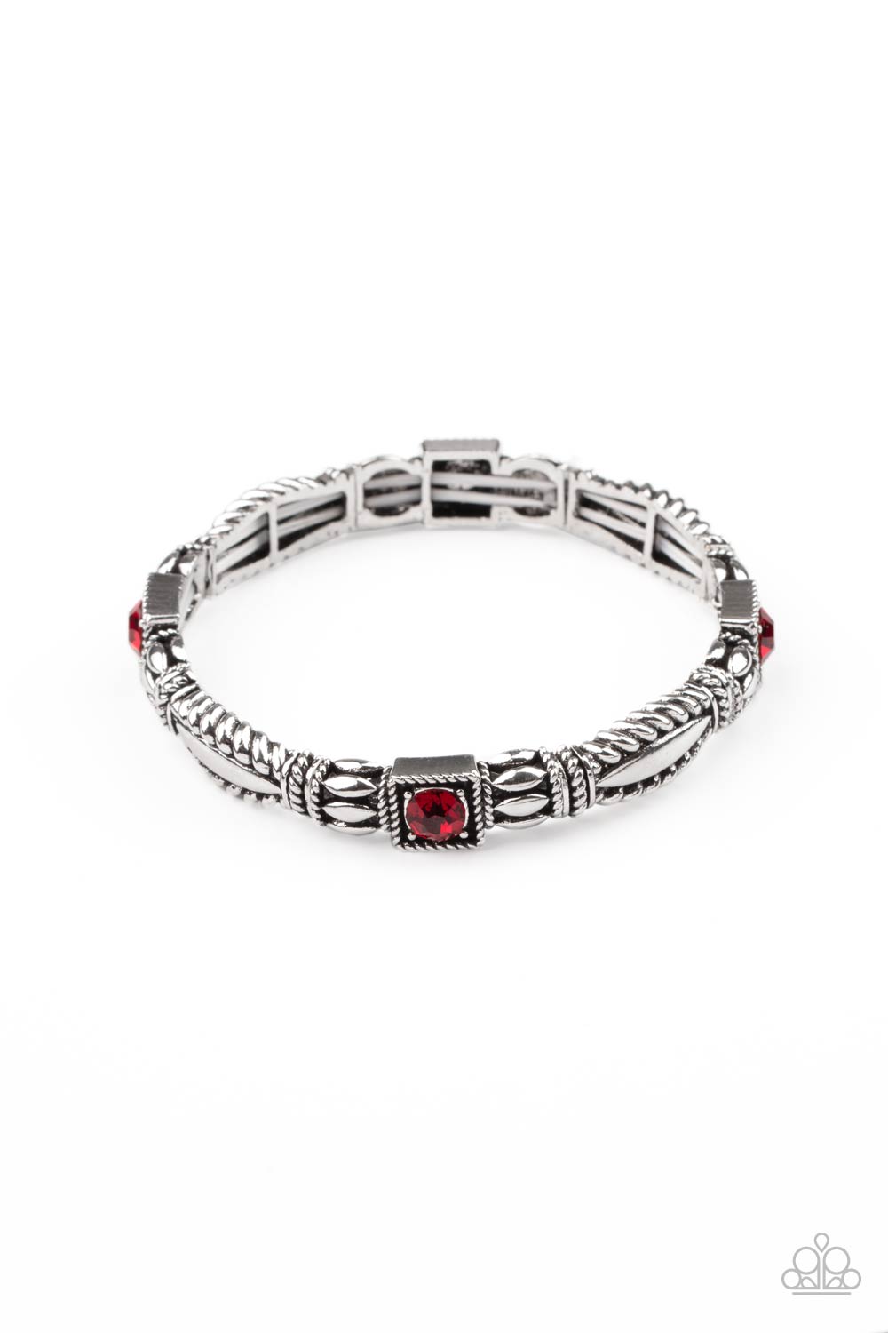 Paparazzi - Get This GLOW On The Road - Red Bracelet
