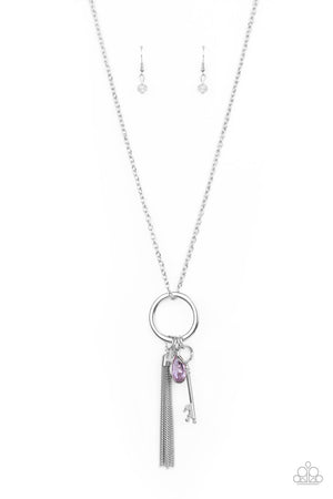 Paparazzi - Unlock Your Sparkle - Purple Necklace