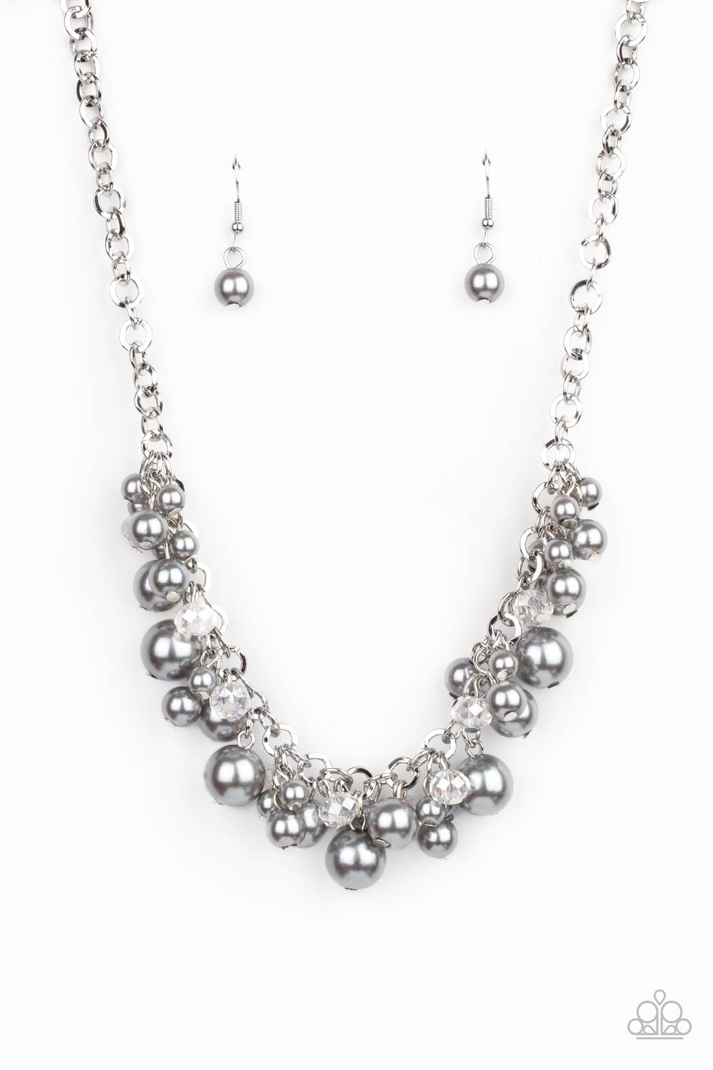 Paparazzi - Positively PEARL-escent - Silver Necklace