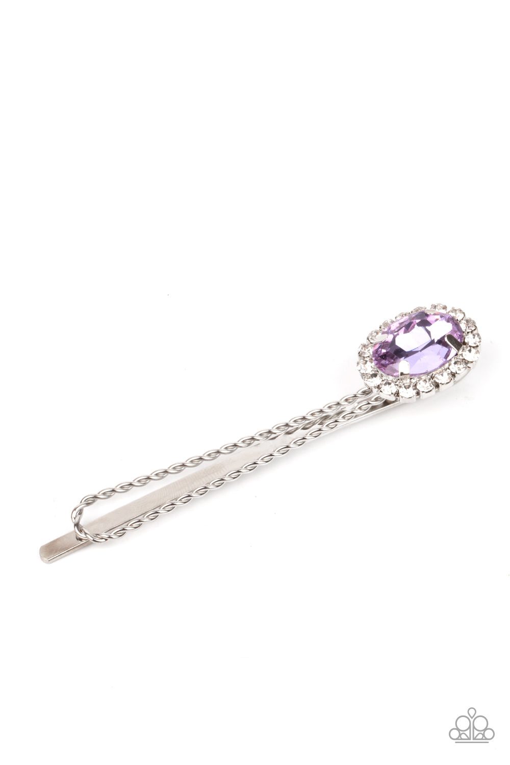 Paparazzi - Gala Glitz - Purple Hair Clip