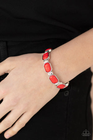 Paparazzi - Fashion Fable - Red Bracelet