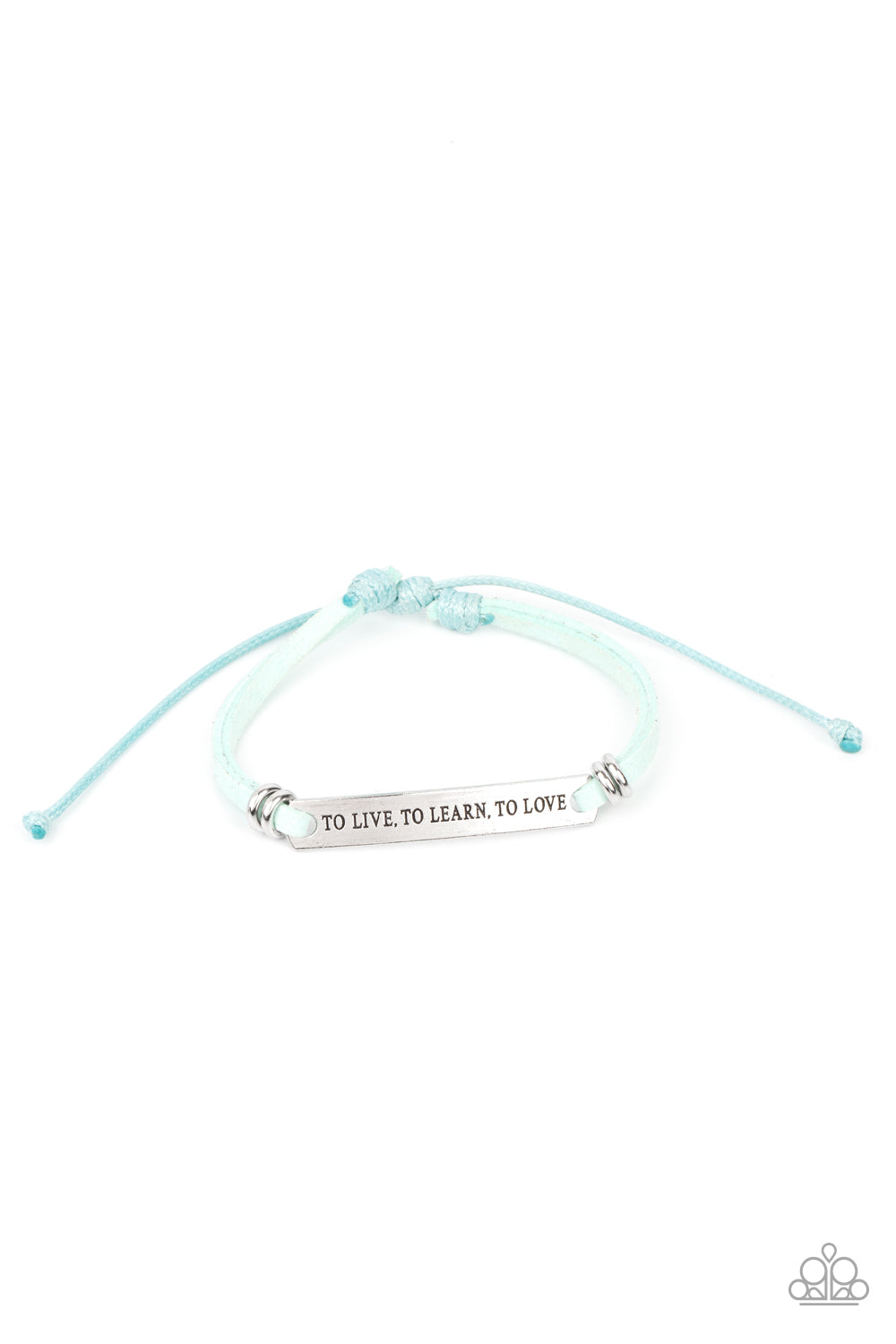 Paparazzi - To Live, To Learn, To Love - Blue Bracelet