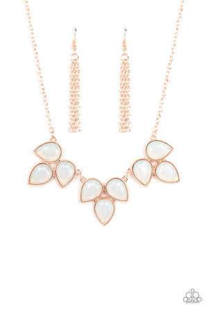 Paparazzi - Prairie Fairytale - Rose Gold Necklace