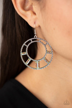 Paparazzi - Fleek Fortress - Multi Earrings