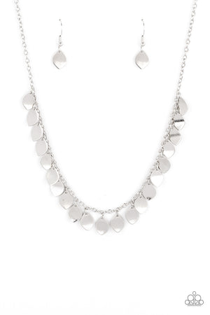 Paparazzi - Dainty DISCovery - Silver  Necklace