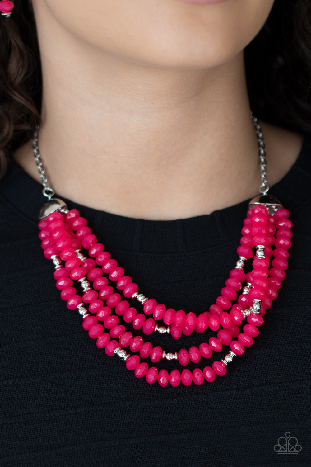 Paparazzi - Best POSH-ible Taste - Pink Necklace