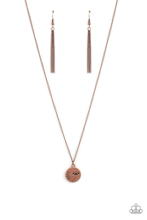 Paparazzi - Hold On To Hope - Copper Necklace