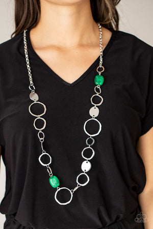 Paparazzi - Colorful Combo - Green Necklace