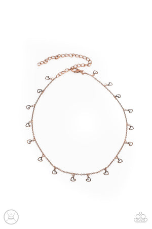 Paparazzi - Charismatically Cupid - Copper Necklace
