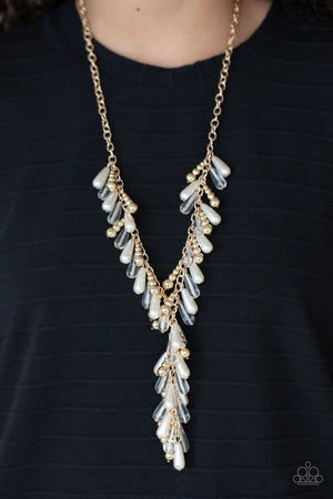 Paparazzi - Dripping With DIVA-ttitude - Gold Necklace