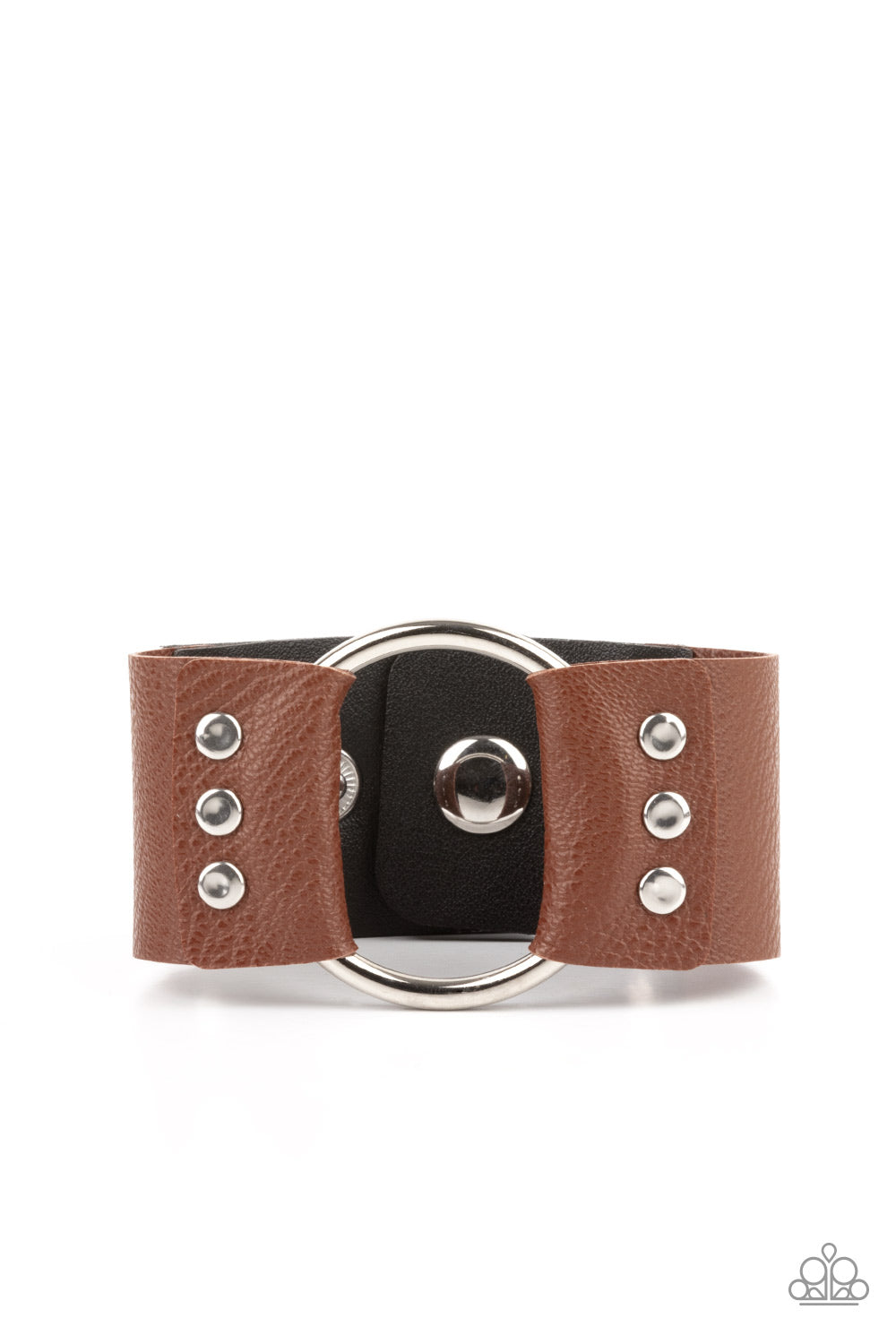 Paparazzi - Moto Mayhem - Brown Bracelet