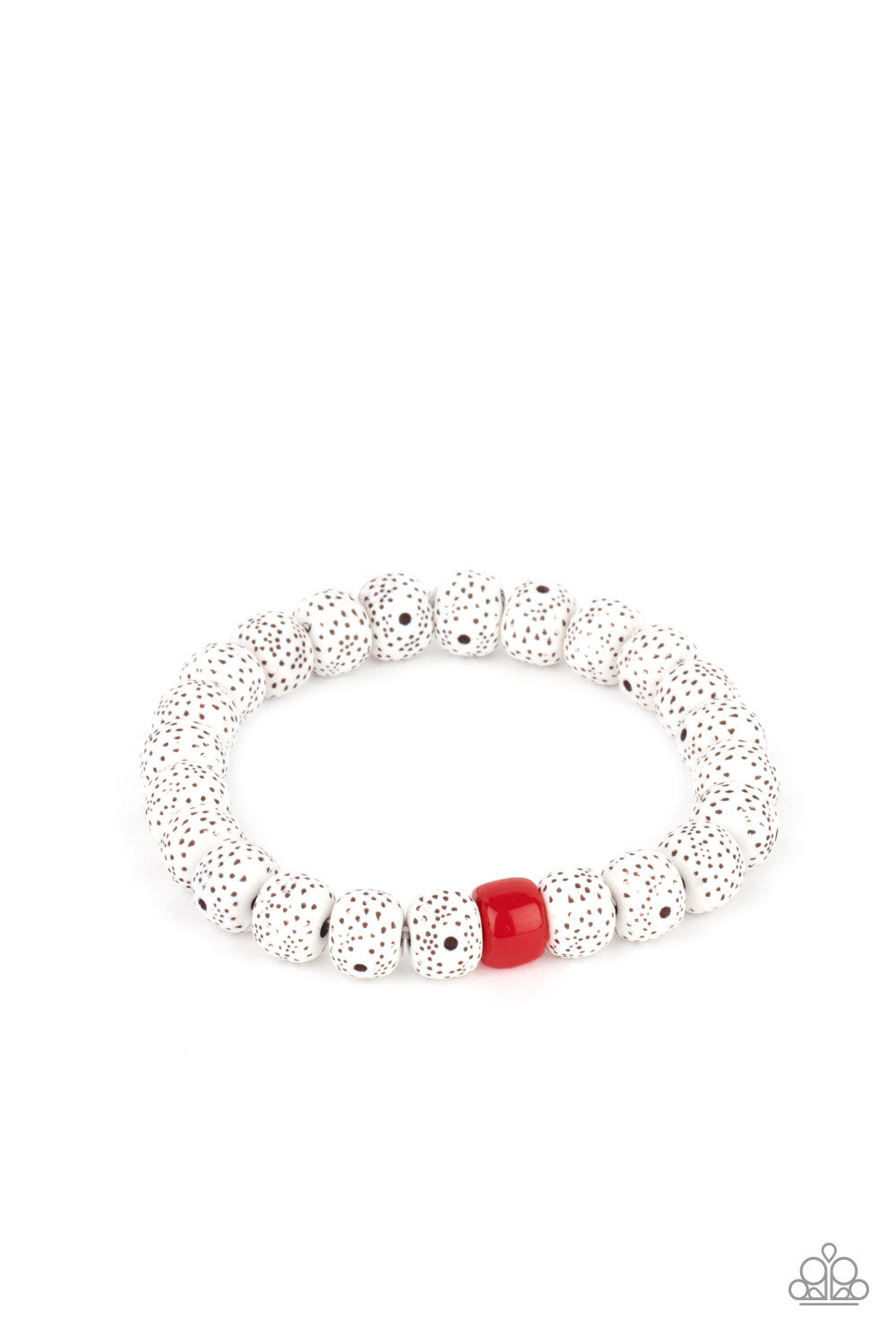 Paparazzi - ZEN Second Rule - Red Bracelet