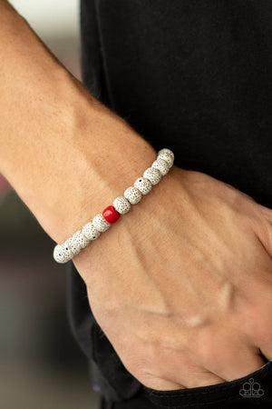 Paparazzi - ZEN Second Rule - Red Bracelet