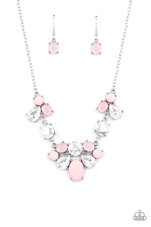 Paparazzi - Ethereal Romance - Pink Necklace