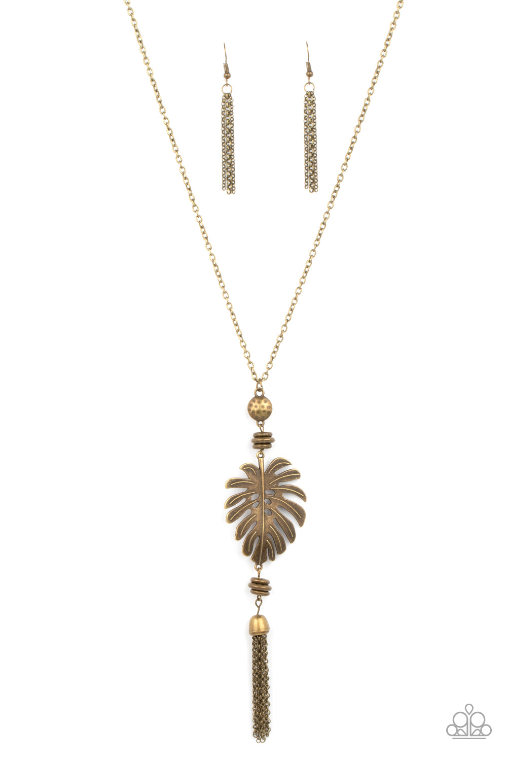 Paparazzi - Palm Promenade - Brass Necklace