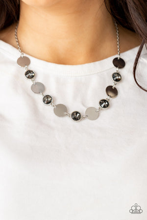 Paparazzi - Refined Reflections - Silver Necklace