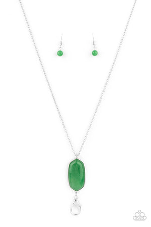 Paparazzi - Elemental Elegance - Green Necklace