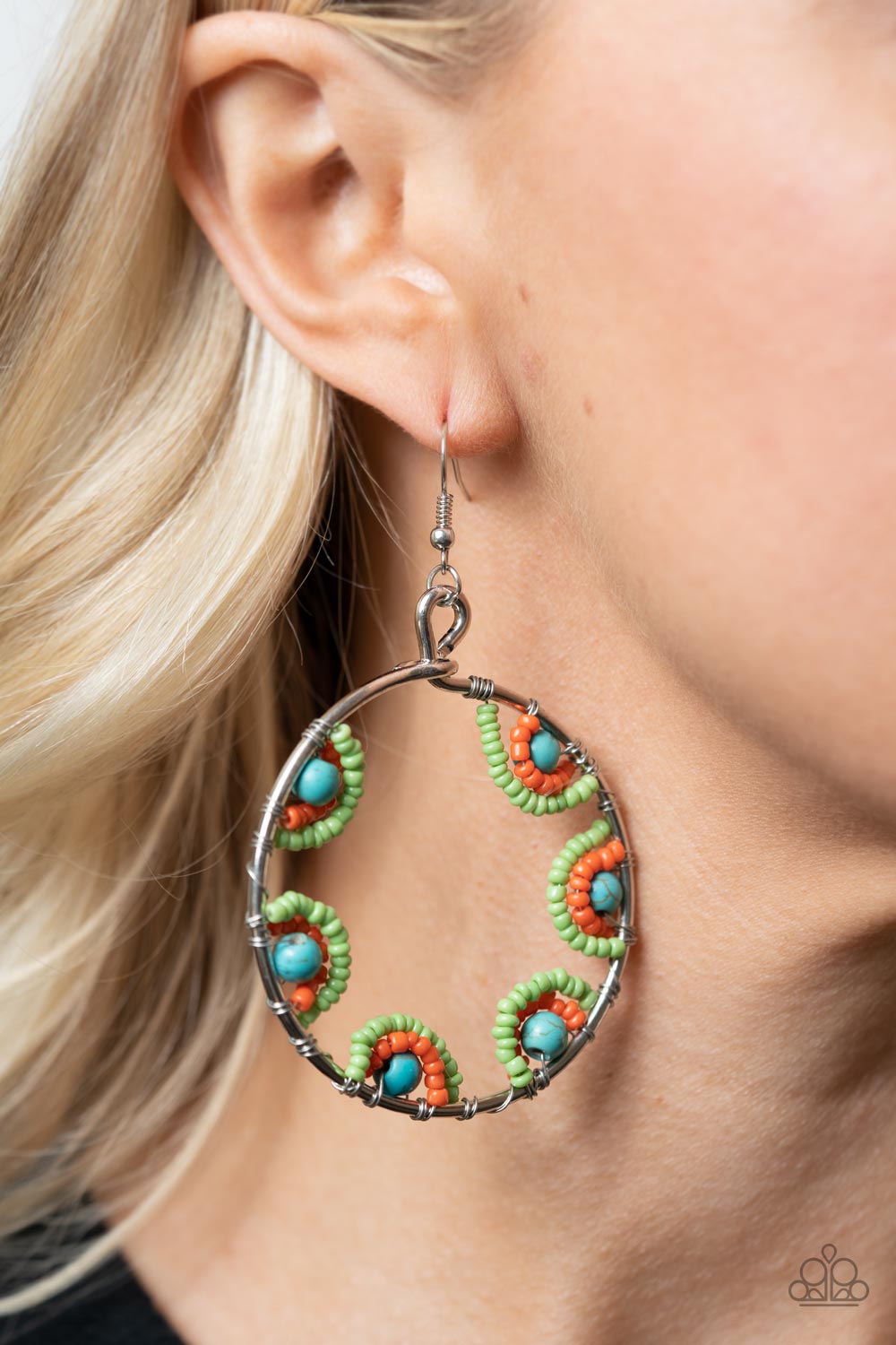 Paparazzi - Off The Rim - Multi Earrings