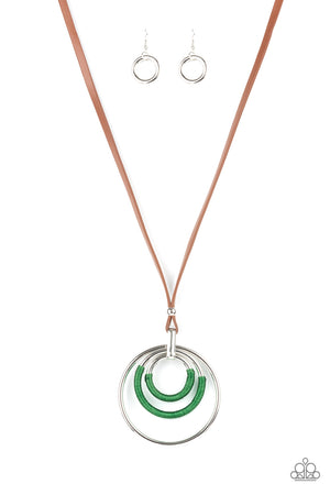 Paparazzi - Hypnotic Happenings - Green Necklace