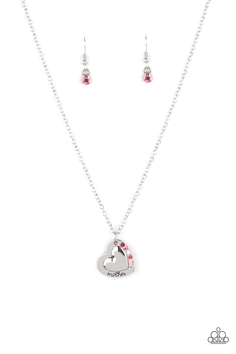 Paparazzi - Happily Heartwarming - Pink Necklace