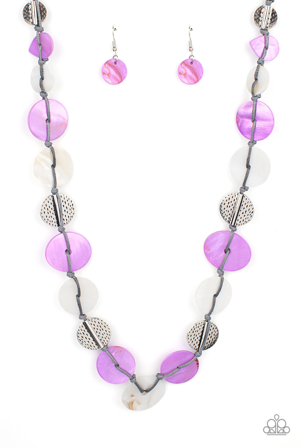 Paparazzi - Seashore Spa - Purple Necklace
