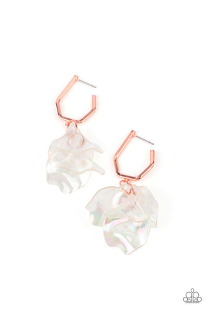 Paparazzi - Jaw-Droppingly Jelly - Copper Earrings