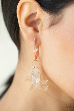 Paparazzi - Jaw-Droppingly Jelly - Copper Earrings