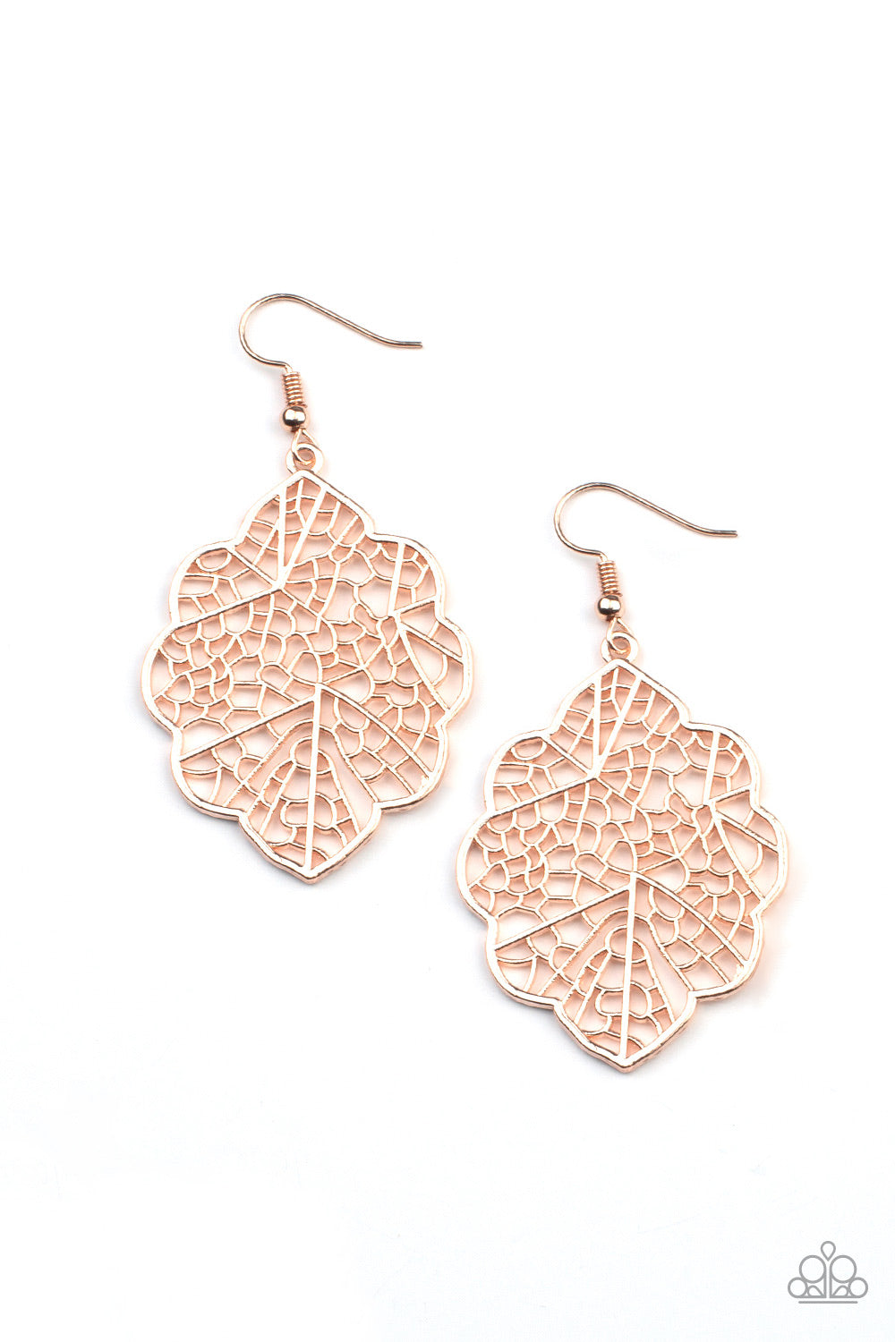 Paparazzi - Meadow Mosaic - Rose Gold Earrings