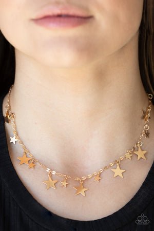 Paparazzi - Starry Shindig - Gold Necklace