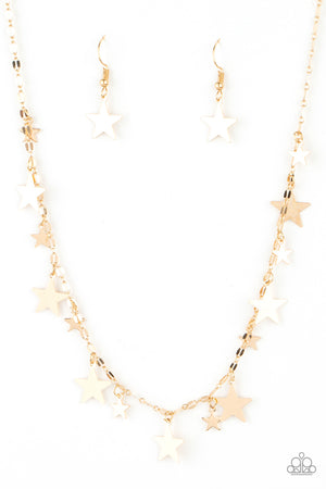 Paparazzi - Starry Shindig - Gold Necklace