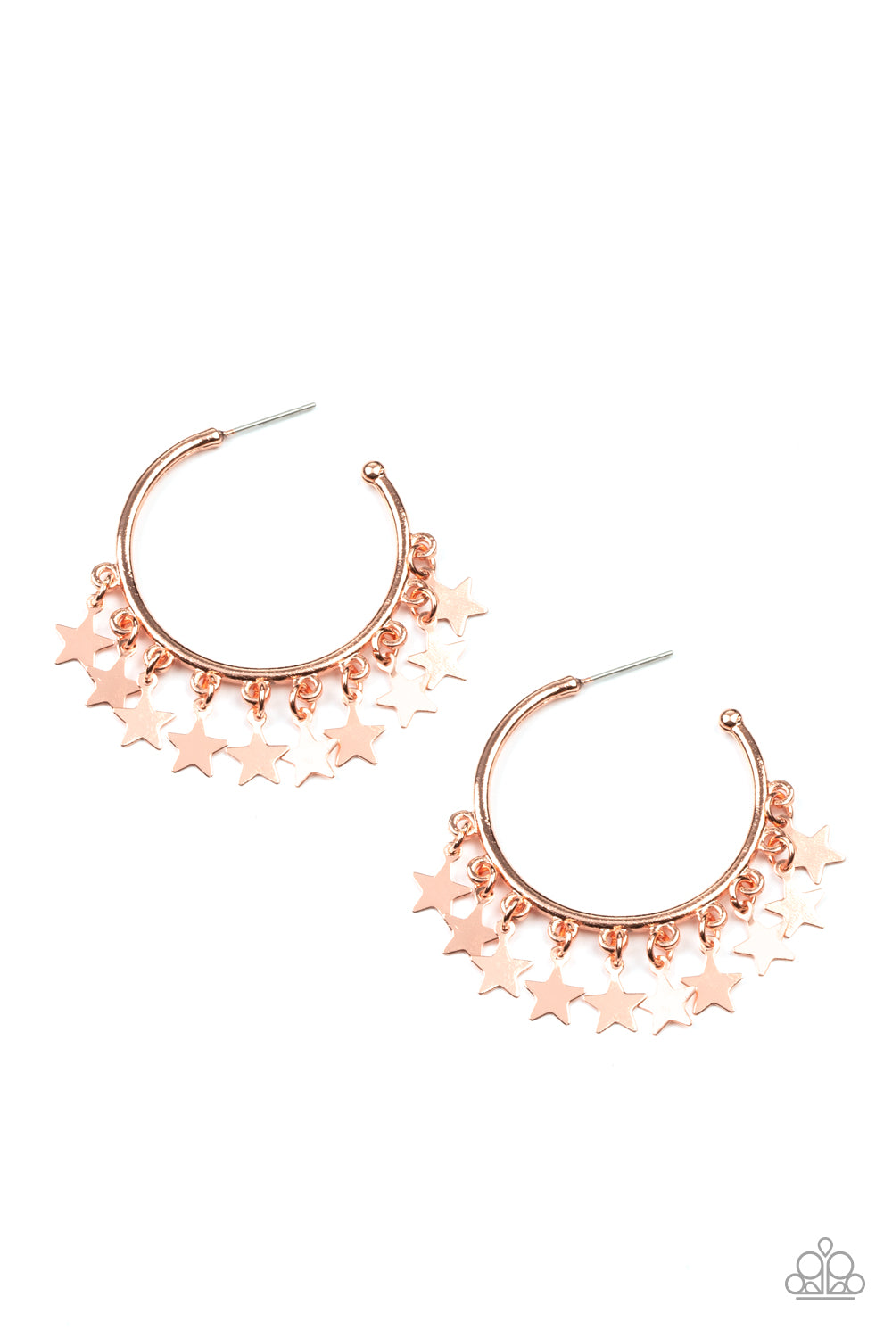 Paparazzi - Happy Independence Day - Copper Earrings