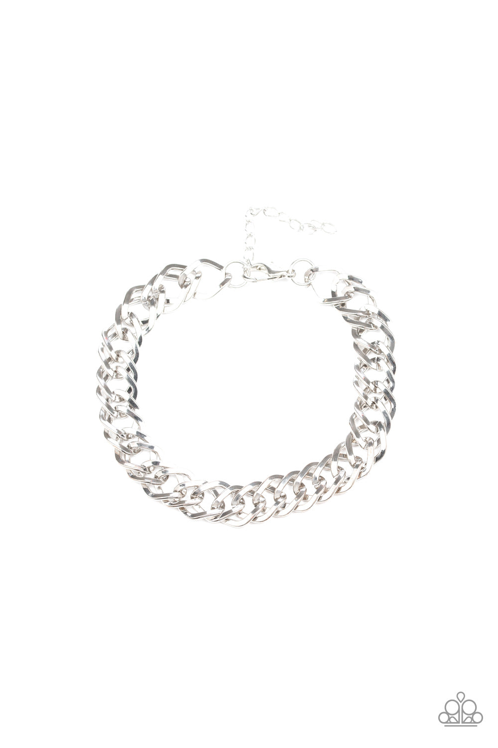 Paparazzi Accessories - On The Ropes - Silver Bracelet