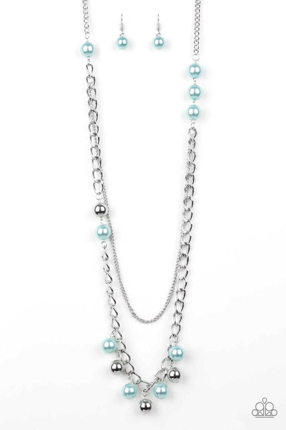Paparazzi Accessories - Modern Musical - Blue & Silver Necklace