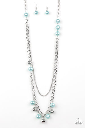 Paparazzi Accessories - Modern Musical - Blue & Silver Necklace