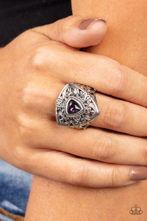 Paparazzi - Charismatic Couture - Purple Ring