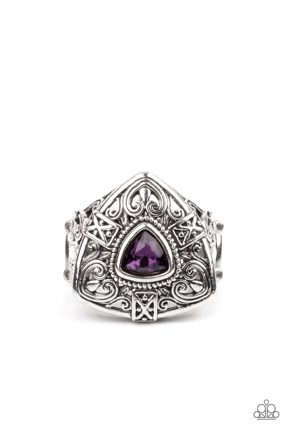 Paparazzi - Charismatic Couture - Purple Ring