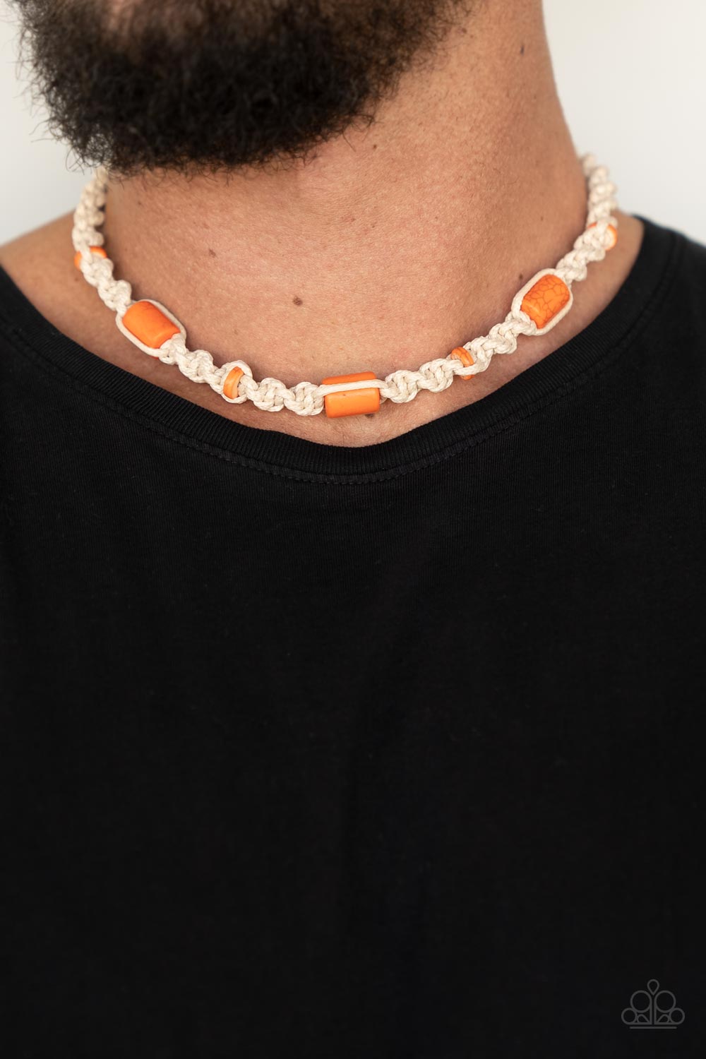 Paparazzi - Explorer Exclusive - Orange Necklace