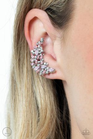 Paparazzi - Prismatically Panoramic - Pink Earrings