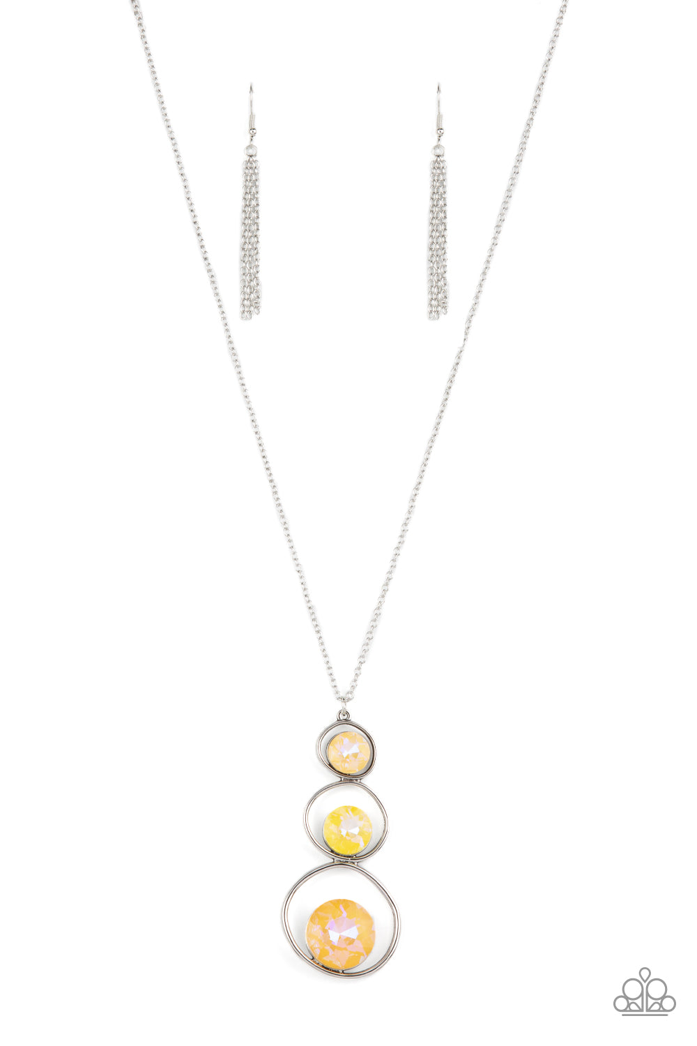 Paparazzi - Celestial Courtier - Yellow Necklace