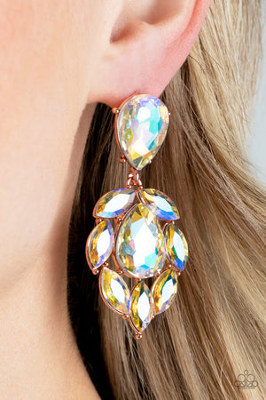 Paparazzi - Galactic Go-Getter - Copper Earring