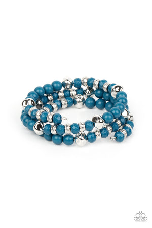 Paparazzi - Vibrant Verve - Blue Bracelet